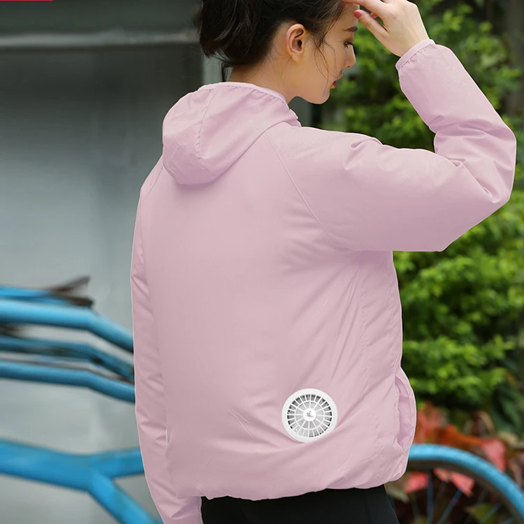 Shenzhen factory directly summer cooling jacket fan air conditioning anti uv jacket outdoor