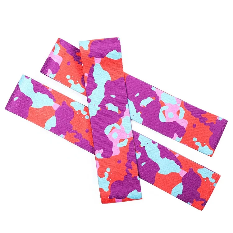 
3-дюймовый широкий эластичный тренер большой попой строитель тканые хип эластичный круг ремешок с усиленный чехол камуфляжной расцветки 