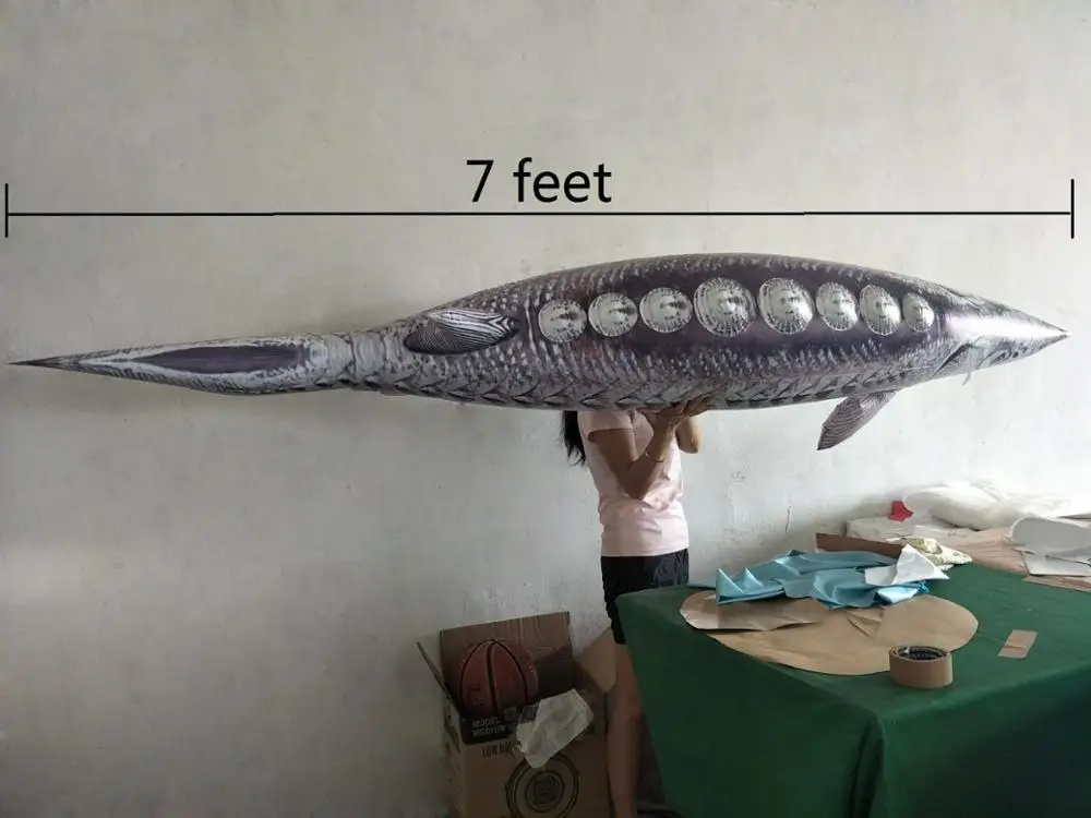 Custom Inflatable Sturgeon Models for Advertising