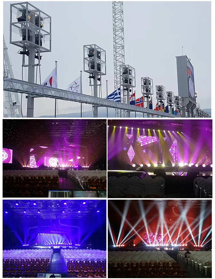 19x40w 4-in-1 DMX LED DJ Light Flower Effect for Live Concerts