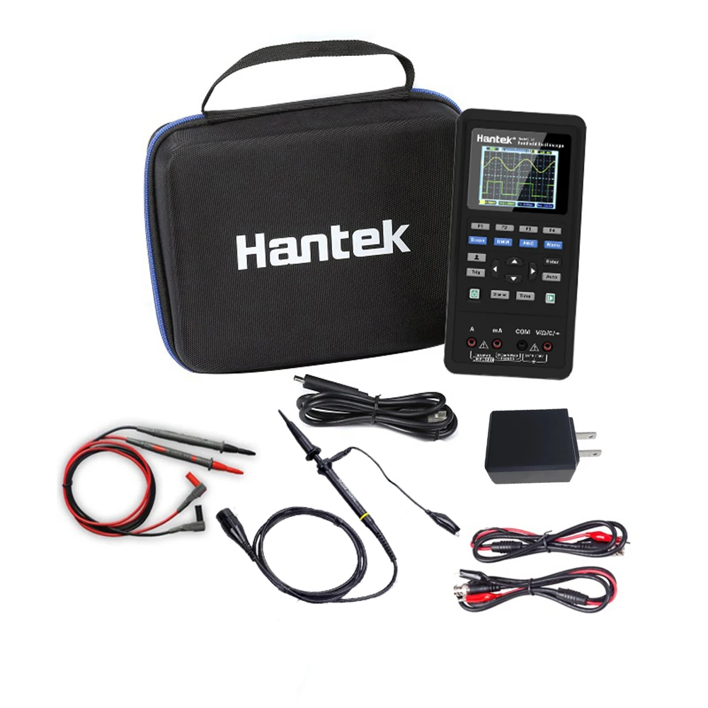Multimeter Hantek 3in1 LCD Digital Oscilloscope 2CH 70mhz Waveform Generator 