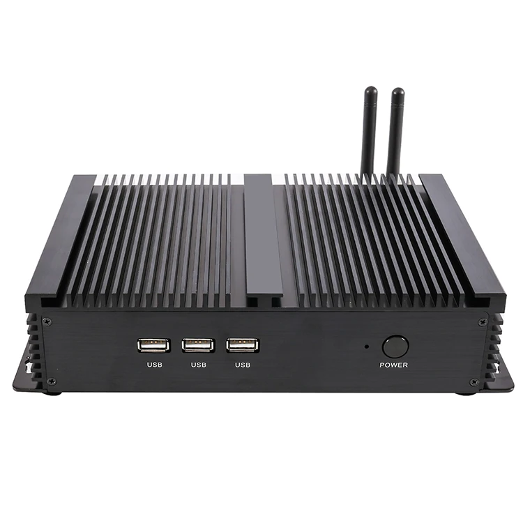 Fanless System 2COM Android Mini Computer14nm Intel SKYBAY Powerful Mini PC 2019 Core I3 DDR3L Compact Desktop