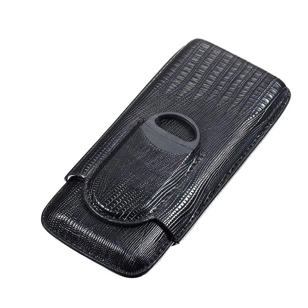 snakeskin cigarette case Wholesale Luxury Leather Cigar Case