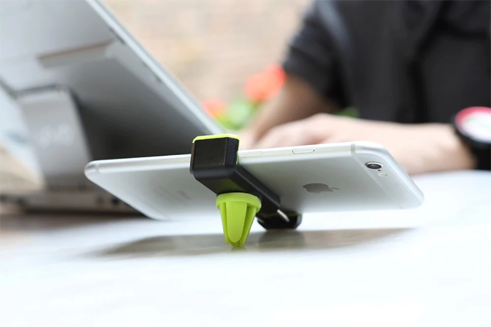 Универсальный вращающийся на 360 градусов Автомобильный держатель для телефона с вентиляционным отверстием для всех мобильных телефонов 4,5-6 дюймов