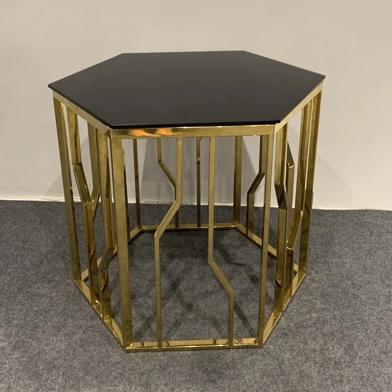 Hot Sale Hexagon Glass Coffee Table Small Round Fold Color Side Table View Glass Coffee Table Shunhuang Product Details From Foshan Shunhuang Furniture Co Ltd On Alibaba Com