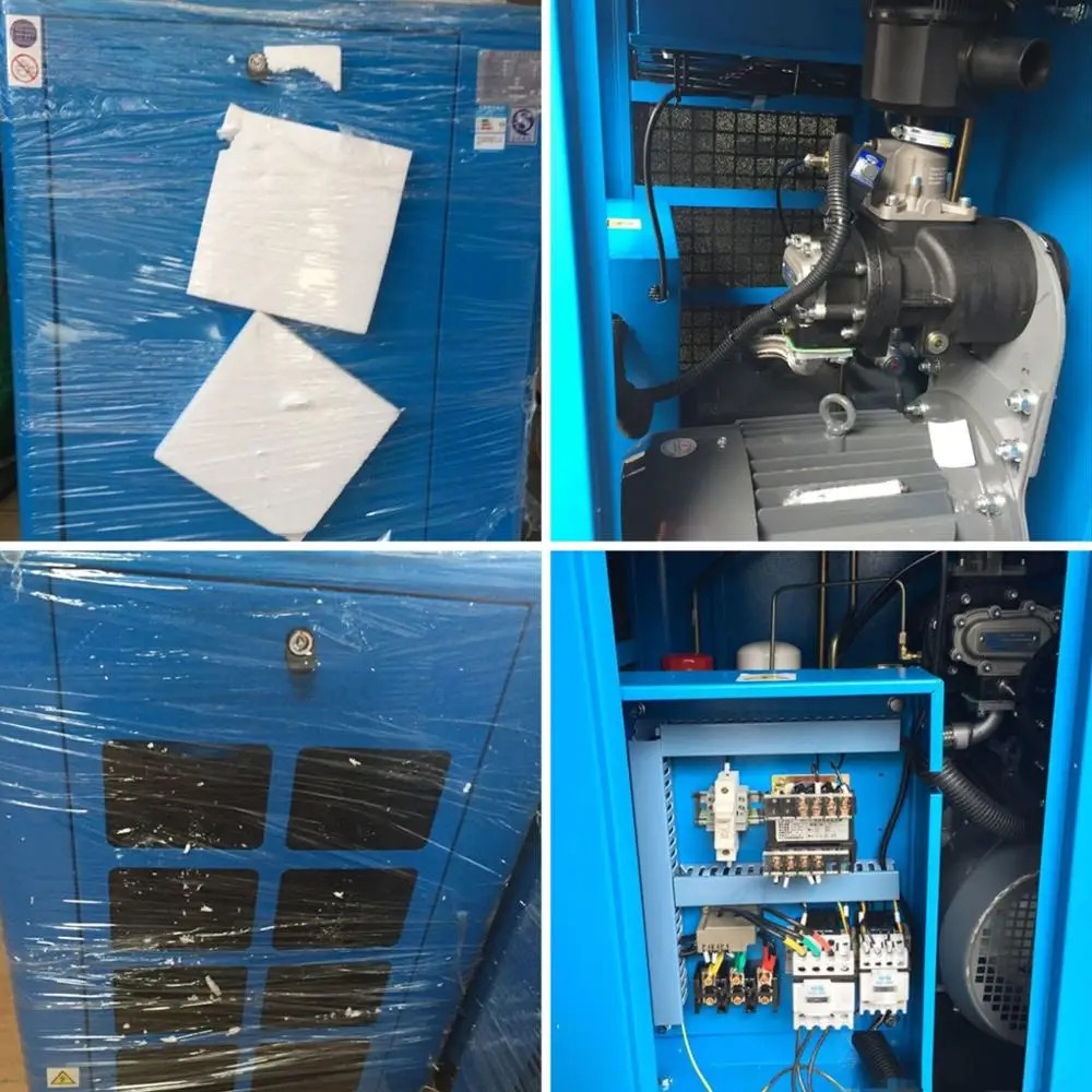 
10hp Китай все в одном интегрированный Электрический винтовой воздушный компрессор, продажа в оаэ 