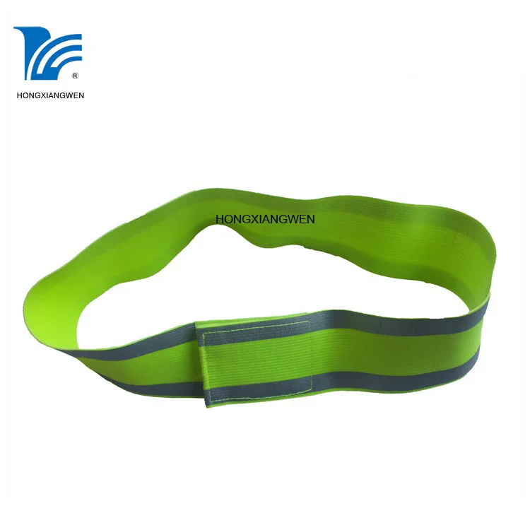 High Visibility Elastic Running Reflective Armbands with Hook Loop