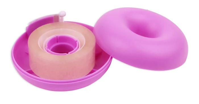 Уникальные диспенсеры для ленты INTERWELL LTB40, рекламный необычный дозатор ленты в виде пончика для детей