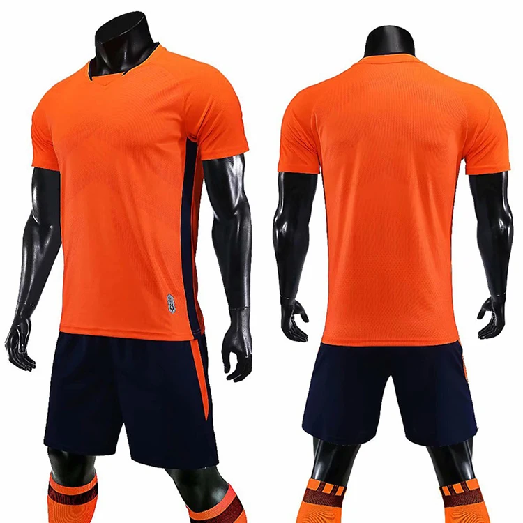 Black Orange Soccer Jersey