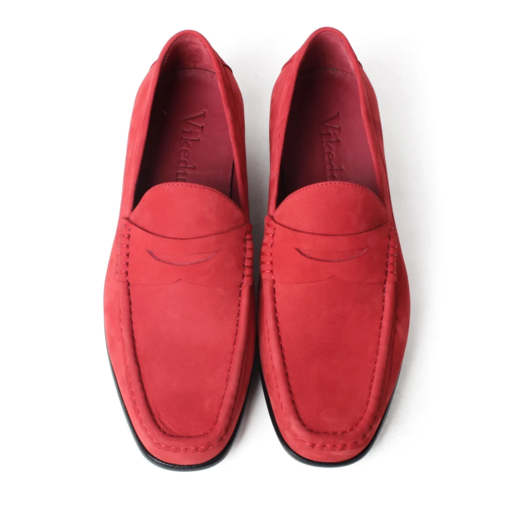 Wholesale Vikeduo Hand Made New Collection Online Authentic Moccasins In China Suede Mens Red Leather Loafer Shoes From m.alibaba.com