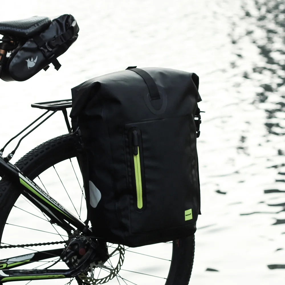 Rhinowalk - sac de voyage pour vélo, valise imperméable, 25l