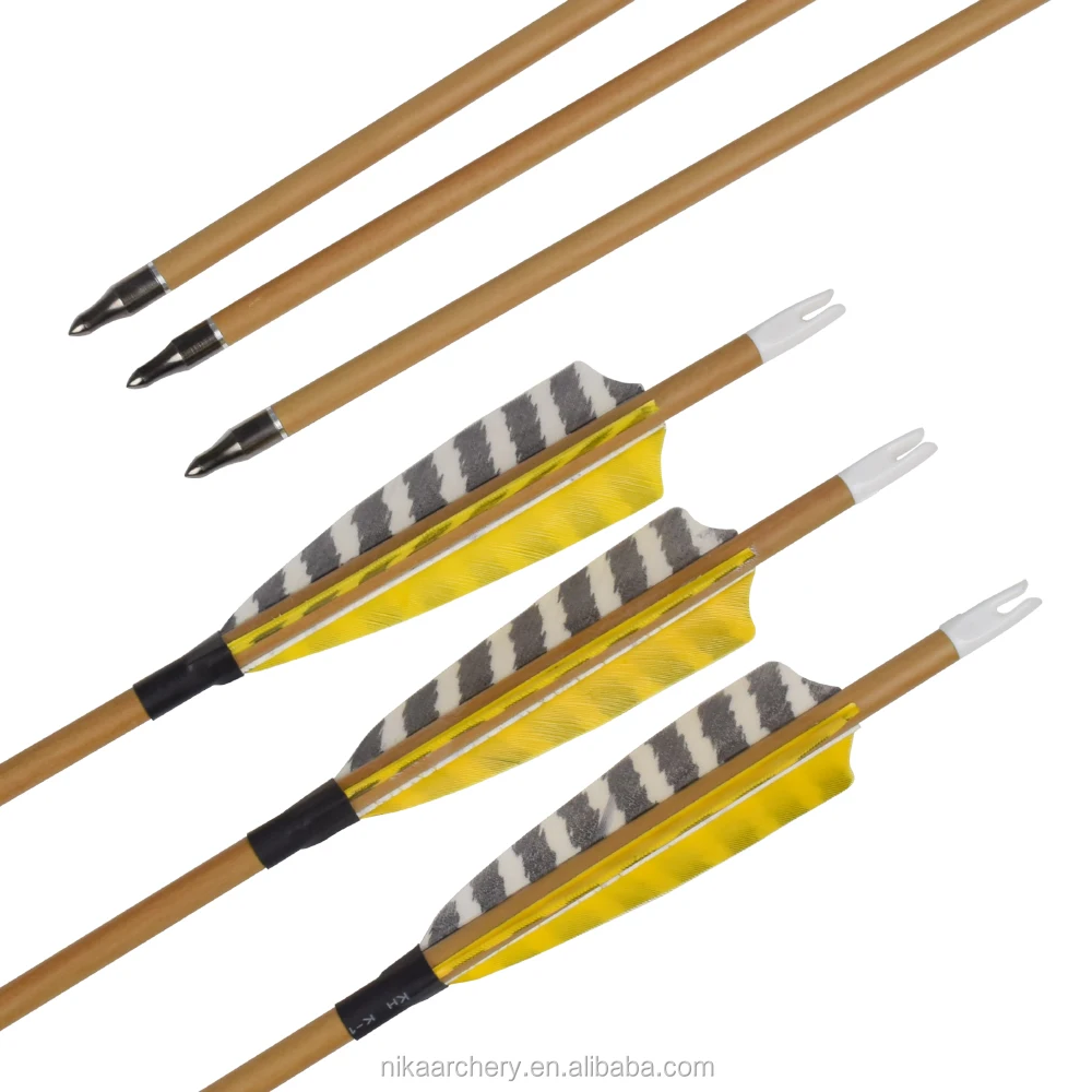 pure handmade wooden arrows shaft turkey