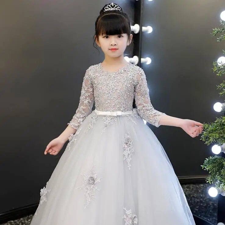 2023 производство высококачественное праздничное платье для маленьких девочек