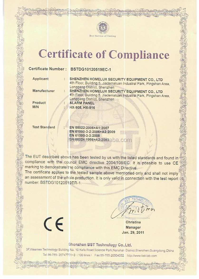 8 Zone Wired Alarm System - Secure Your Property Efficiently