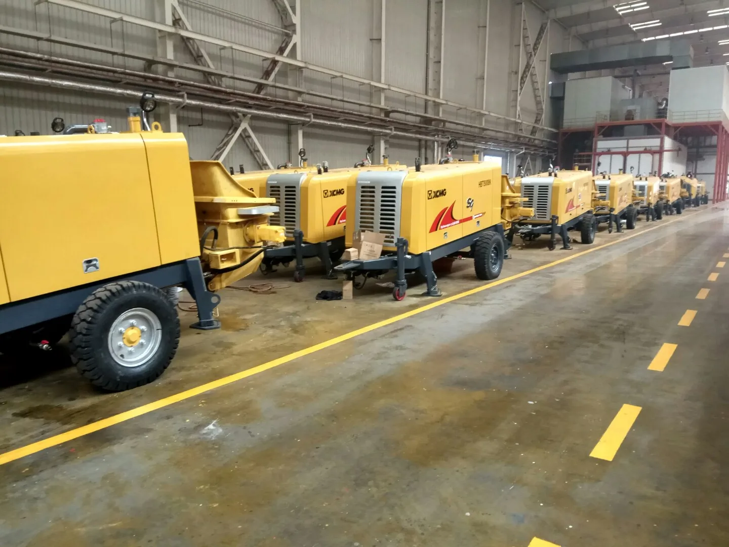 
Известный бренд HBT6013K, насос для бетонного прицепа, дизельная заводская цена 