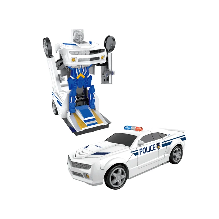 police car deformation