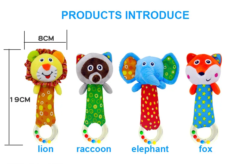 
 Детские игрушки babyfans 2021, подарки, детские погремушки, прорезыватели и шейкеры, плюшевый слон, ручной Колокольчик, мягкая игрушка  