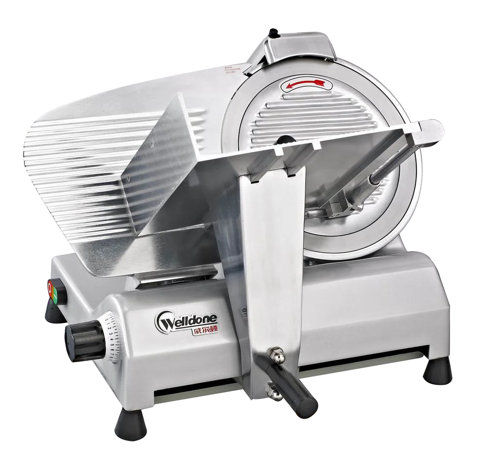 Резка мяса. Слайсер meat Slicer 220 es-8. Слайсер Welldone. Станок для разрезания мяса. Нарезчик мяса.