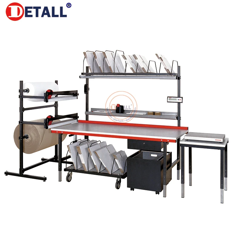 Pick and Packing Workstation Named Factory Warehouse Packing Table Packing Bench Station Products