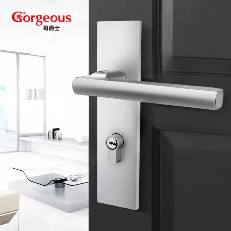 Chinese Factories Frameless Glass Sliding Door Lock Concealed Door Lock