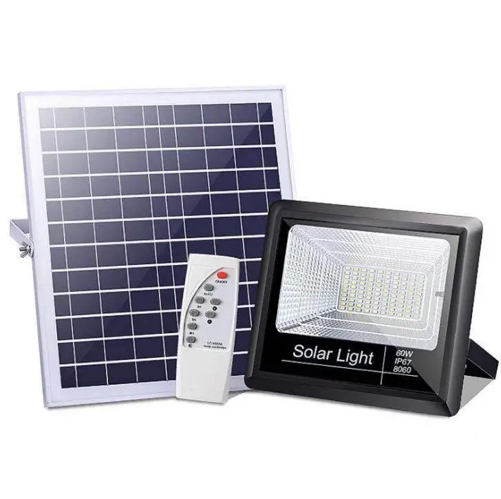manufacturer supply high quality outdoor led lighting 100W 200W 300W solar power flood light