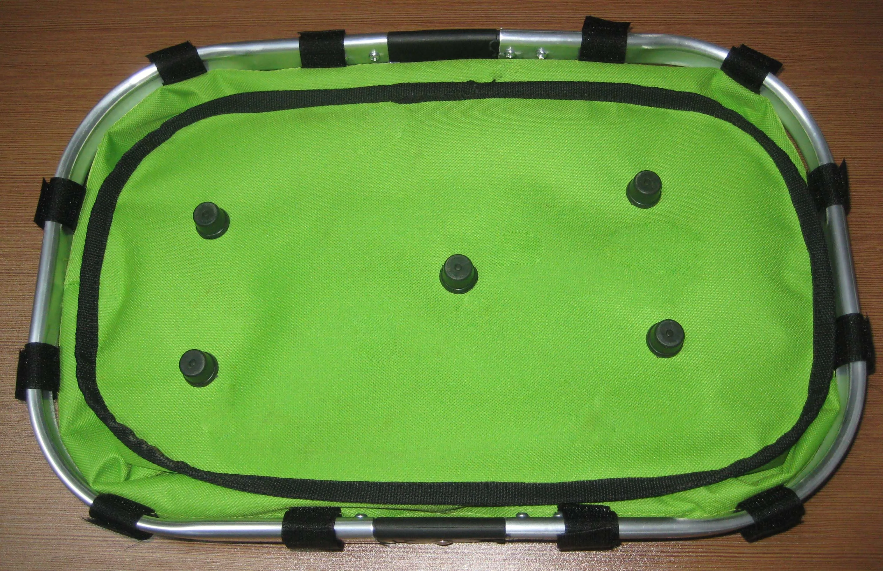 
 Складные алюминиевые мини-корзины для покупок с ручкой  