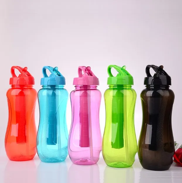 Bpa Free Keep Cool Ice Stick Water Bottle With Ice Cube Container Buy