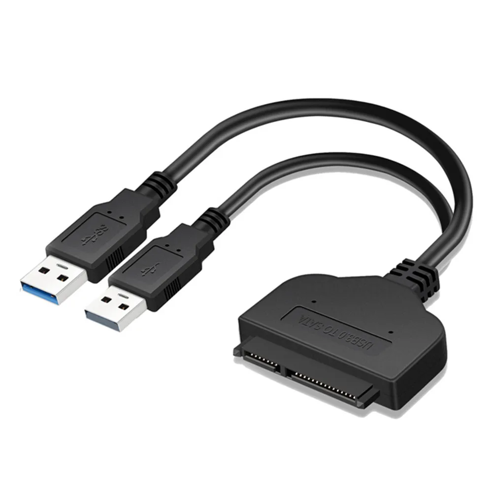 2.5” SATA TO USB 2.0 Cable Serial ATA Adapter For HDD/SSD Laptop Hard Drive New 