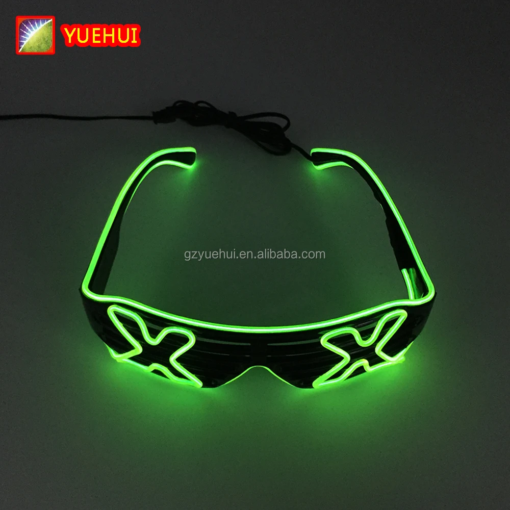 Аксессуары для ночного клуба, новинка, светодиодные очки, принадлежности для мероприятий и вечеринок, очки с электропроводным затвором, праздничные Вечеринки, реквизит, необычные очки с подсветкой