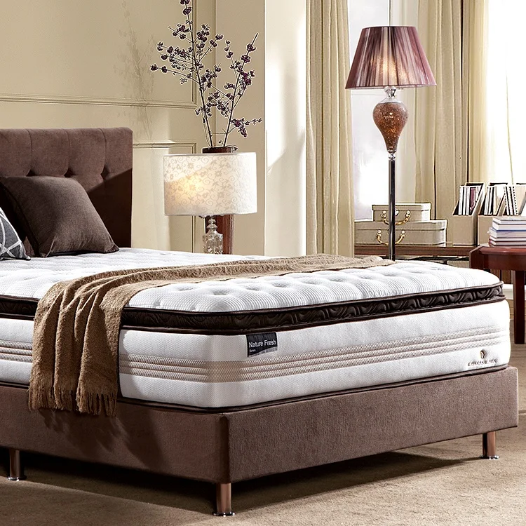 Luxury comfort Sleeping 5 Star Hotel Style Compress Box Super Soft Foam Sponge Pocket Spring Mattress Prices