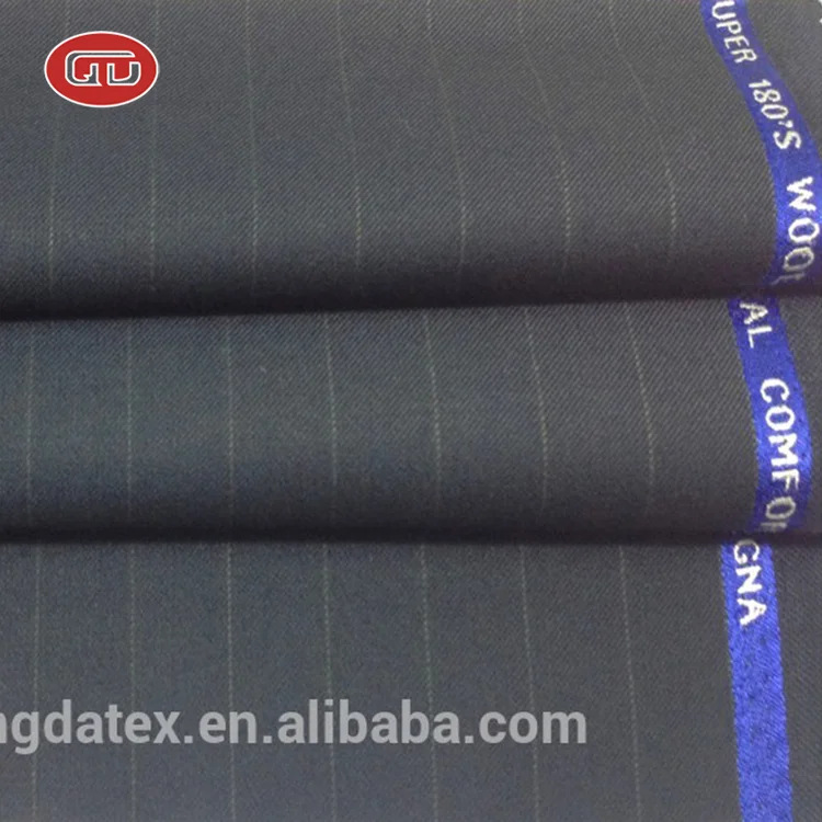 English Close Selvedge Italian Cashmere Wool Fabric Wholesale for Suit Garment