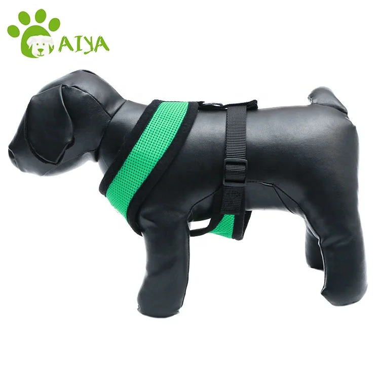 Лучшая Горячая треугольная воздушная сетка дышащая Регулируемая Собака шлейка для домашних животных