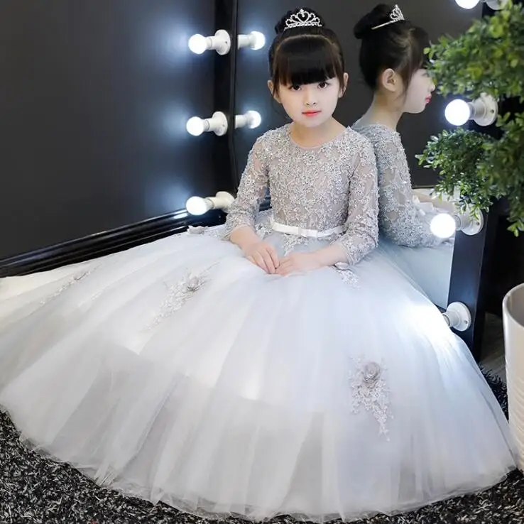 2023 производство высококачественное праздничное платье для маленьких девочек