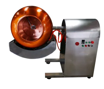 Caramelized sugar almond peanut coating pan machine for yummy flavor sweety snack food