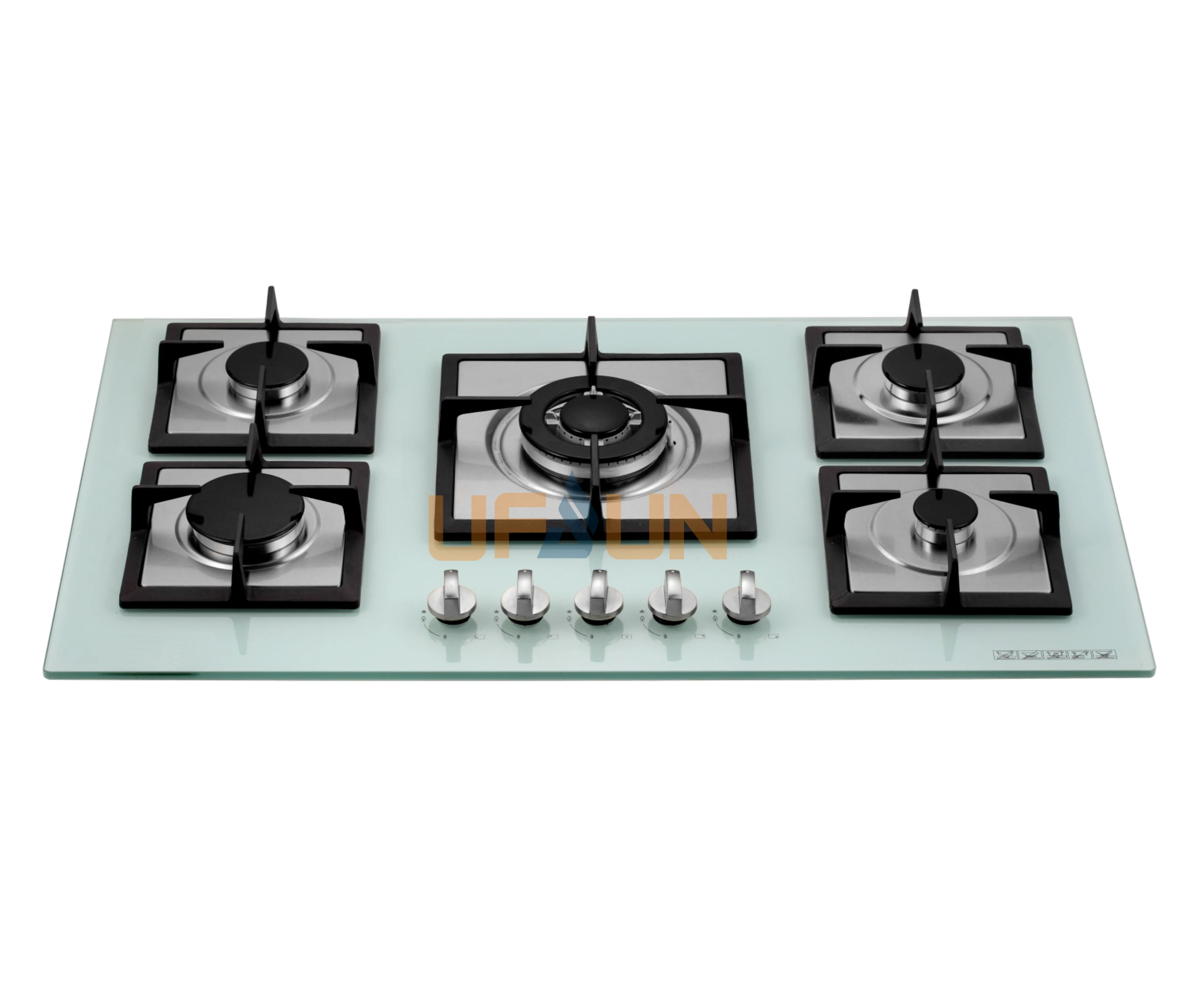 Built in Gas Hob Ceramic Induction Cooker 2 in 1 Control Gas Cooking