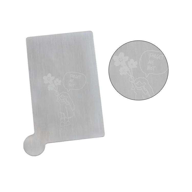 High-end Personalized Credit Card Size Stainless Steel Hand Cosmetic Credit Card Makeup Compack Mirror in Pu Pouch