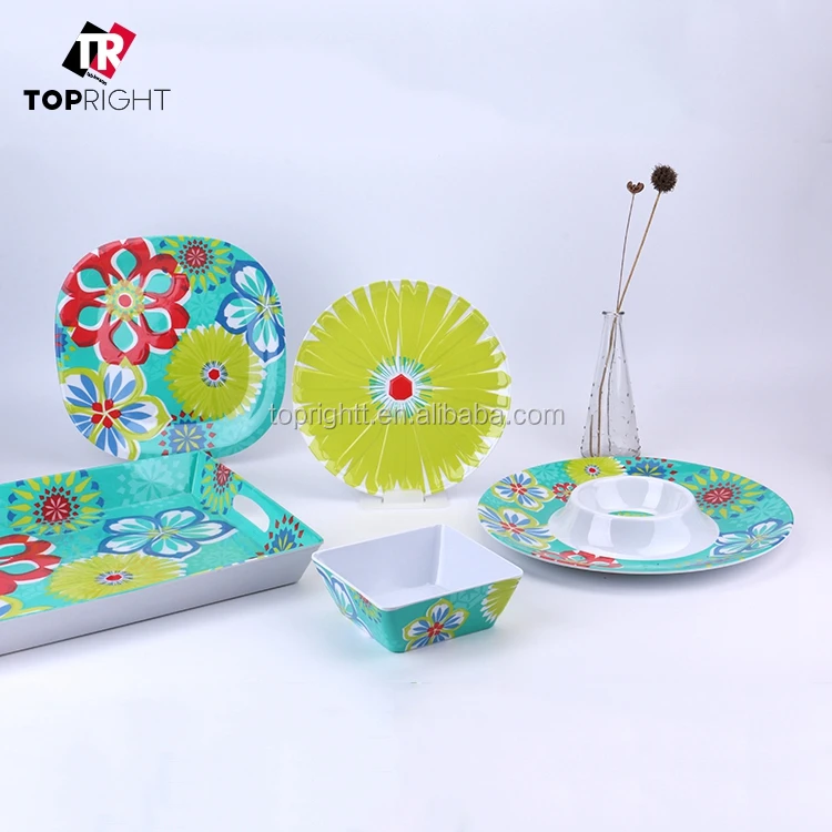 新デザイン花メラミン食器セット高品質 Buy メラミン食器セットproduct On Alibaba Com