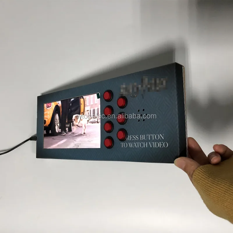 7 дюймов точек продаж покупки в розницу ЖК-дисплей видео