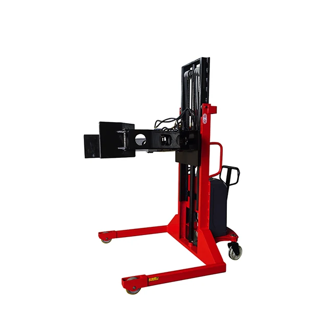 Semi Automatic Rotating Clamp Roller Paper Walking Stacker Suitable Clamping Transerse Roll Lifter and Rotator