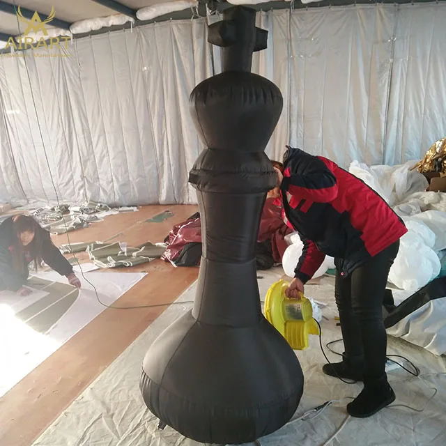 Giant Custom Giant Inflatable Airblown Chess Pieces Shape Balloon for Sale