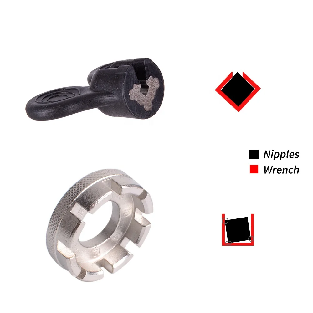 ZTTO自転車14ニップルレンチツールエアロスポークホルダーMTB