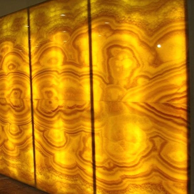 Slab marble onyx yellow gold texture seamless 02688