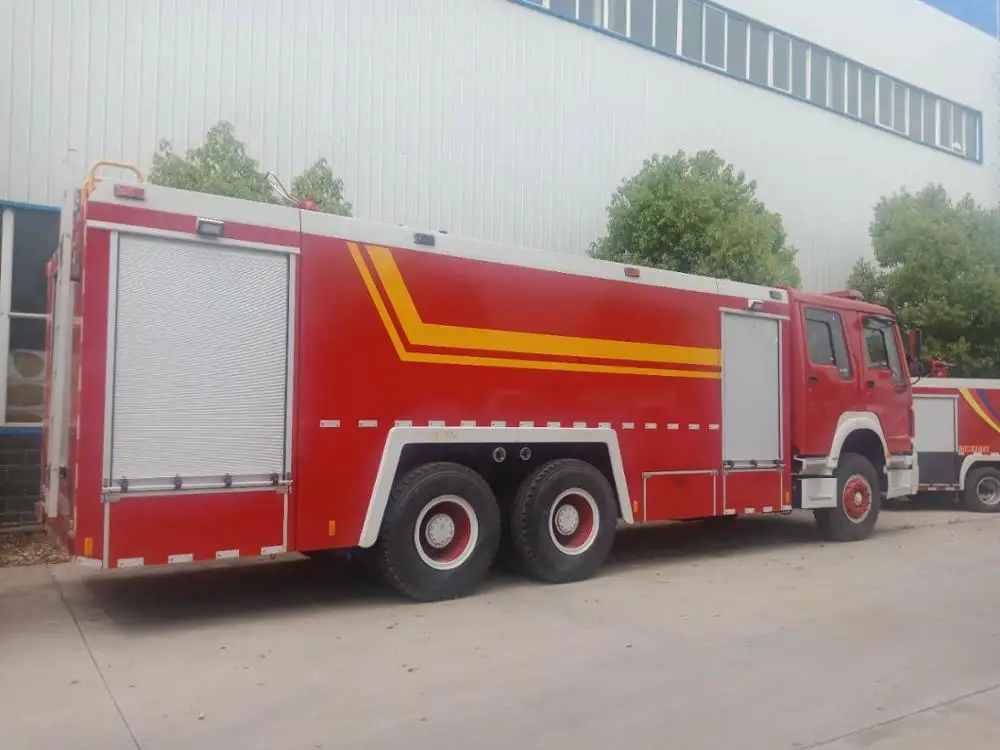 Хорошее качество Sinotruk howo 6x4 10000L-15000L тяжелый спасательный резервуар для воды, пожарная машина для продажи