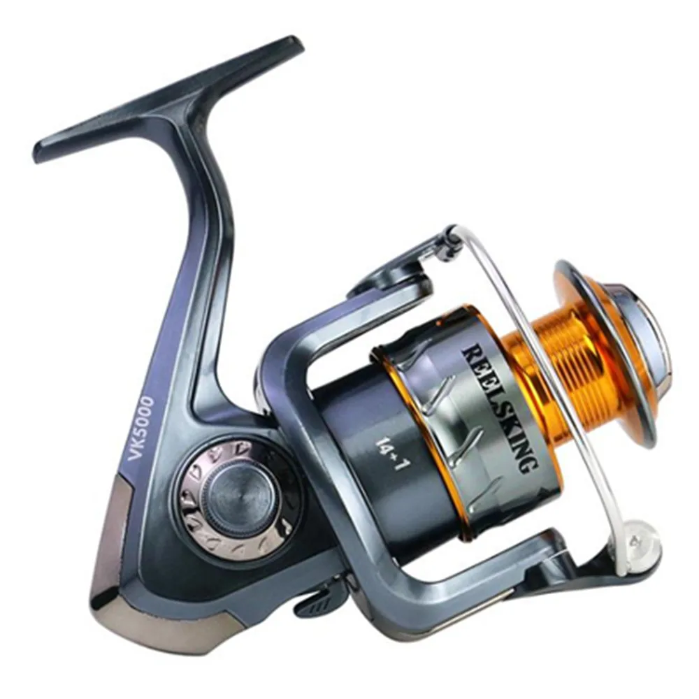 14bb large capacity carp spinning fishing reel BNTTEAM Boat Rock 5.2 : 1 Metal Fishing Wheel Spinning Reel 1000 2000 3000 4000 5000 6000 7000Series (Black, 5000 series) Sports & Outdoors BNTTEAM Boat Rock Spinning Fishing