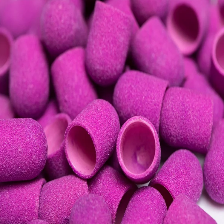 2022 завод Fangxia, высокое качество, 100 шт., 5 мм, зернистость 180 #, шлифовальный колпачок для маникюра и педикюра