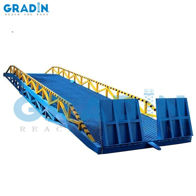 Yard Ramp Made in China  Portable Steel Dock Platform for Sale Hydraulic Vertical Loading Dock Lift Table Goods Loading Ramp