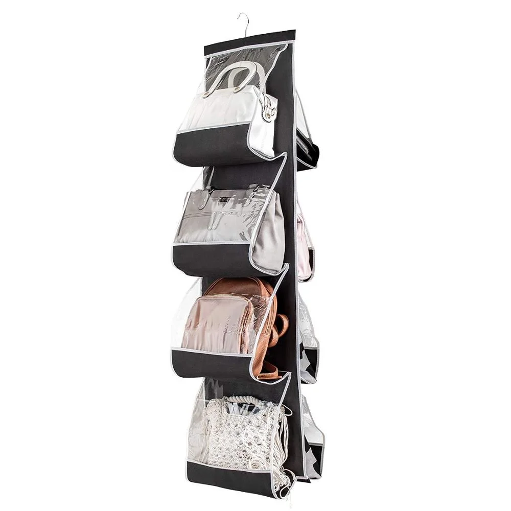 Hanging Purse Organizer Closet Clear Handbag Storage Hanging Purse Organizer Closet Clear