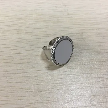 Rubysub SL-14 Wholesale DIY Sublimation Ring Blanks Round Finger Ring