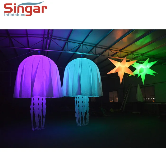 L'éclairage coloré gonflable géant de la méduse ballon pour la décoration -  Chine Les Méduses gonflable et les méduses ballon gonflable prix