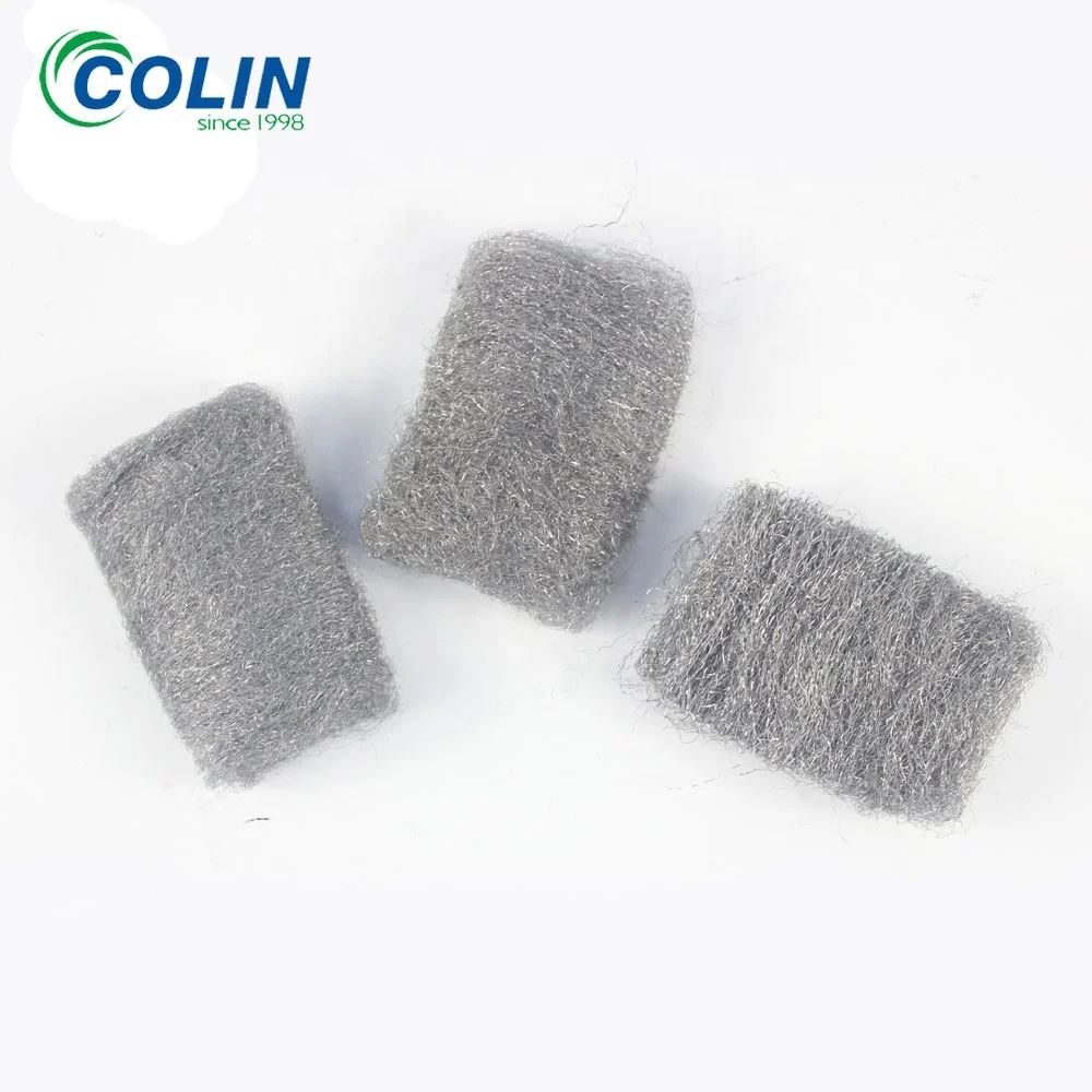 2019 Hot selling steel wool metal stainless scrubbers for kitchen clean
